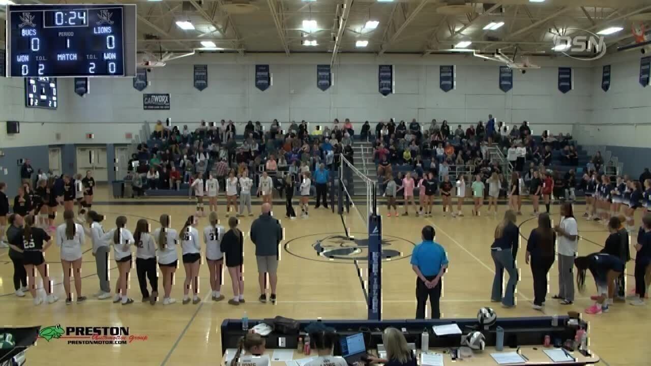 Full Game: Queen Anne's County at Kent Island Girls Volleyball